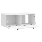 Mobile Porta TV da Muro 78,5 x 41 x 30 cm Bianco Lucido