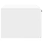 Mobile Porta TV da Muro 78,5 x 41 x 30 cm Bianco Lucido