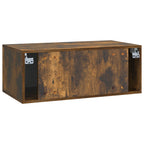 Mobile Porta TV da Muro 78,5 x 41 x 30 cm Rovere Fumo