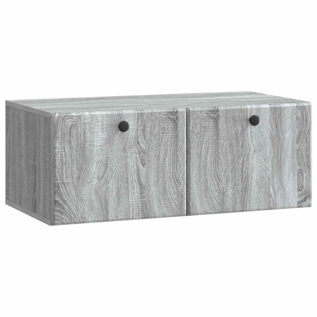 Mobile Porta TV da Muro 78,5 x 41 x 30 cm Sonoma grigio
