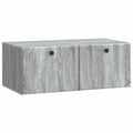 Mobile Porta TV da Muro 78,5 x 41 x 30 cm Sonoma grigio
