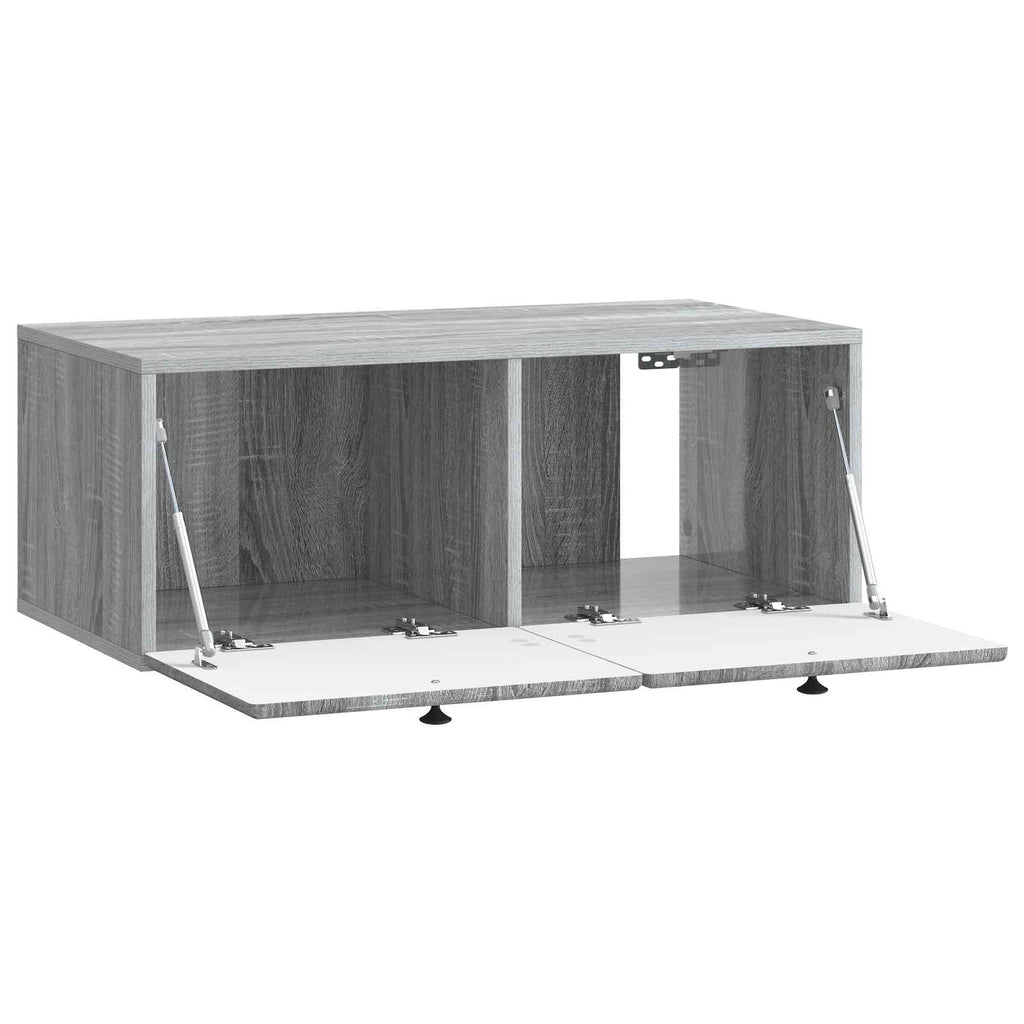 Mobile Porta TV da Muro 78,5 x 41 x 30 cm Sonoma grigio