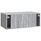 Mobile Porta TV da Muro 78,5 x 41 x 30 cm Sonoma grigio