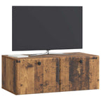Mobile Porta TV da Muro 78,5 x 41 x 30 cm Legno antico