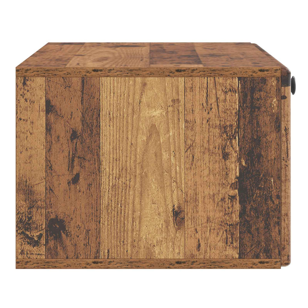 Mobile Porta TV da Muro 78,5 x 41 x 30 cm Legno antico