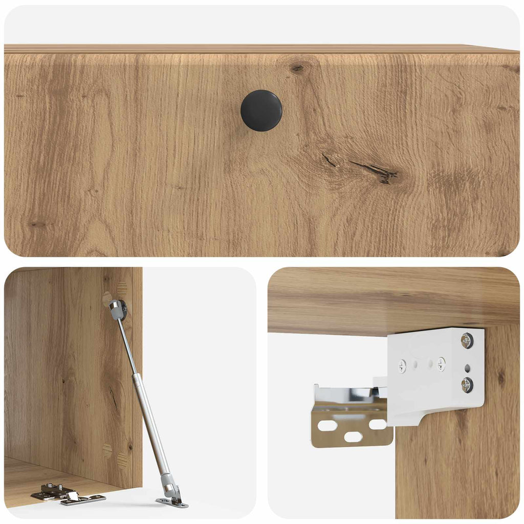 Mobile Porta TV da Muro 78,5 x 41 x 30 cm Rovere Artigianale