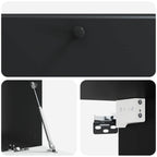 Mobile Porta TV da Muro 98 x 41 x 30 cm Nero
