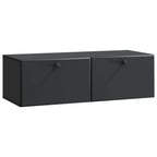 Mobile Porta TV da Muro 98 x 41 x 30 cm Nero