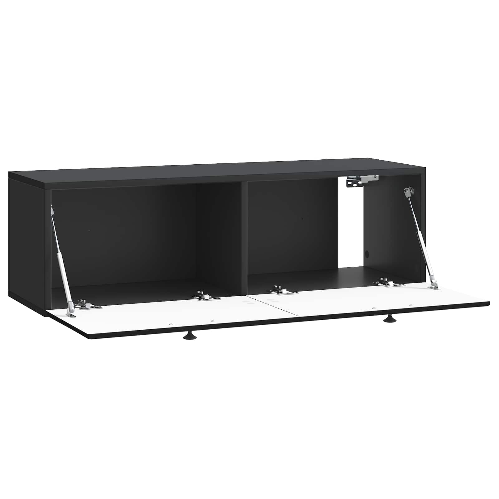 Mobile Porta TV da Muro 98 x 41 x 30 cm Nero
