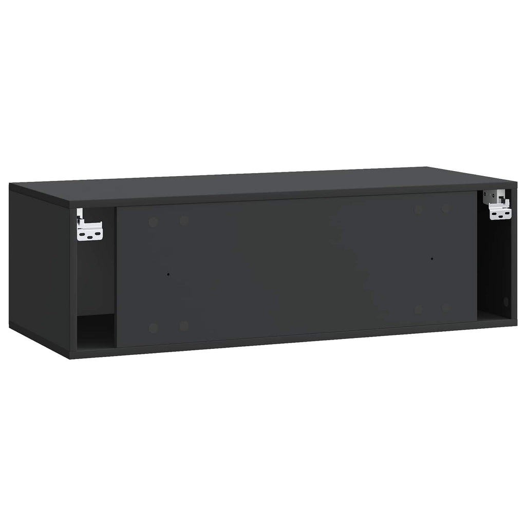 Mobile Porta TV da Muro 98 x 41 x 30 cm Nero