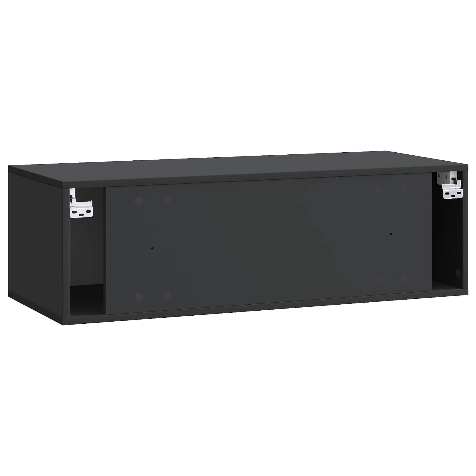 Mobile Porta TV da Muro 98 x 41 x 30 cm Nero
