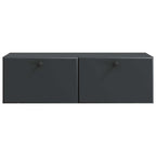 Mobile Porta TV da Muro 98 x 41 x 30 cm Nero