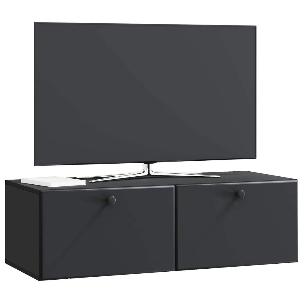 Mobile Porta TV da Muro 98 x 41 x 30 cm Nero