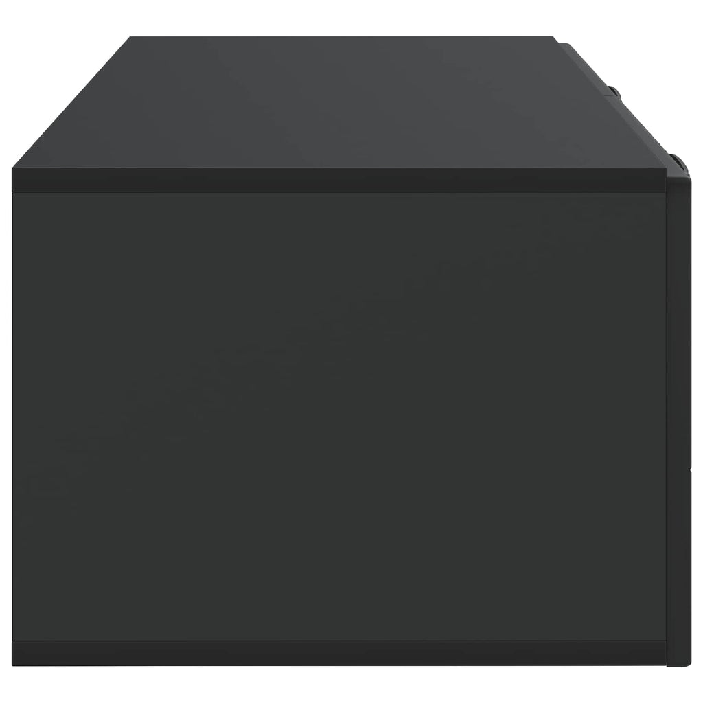 Mobile Porta TV da Muro 98 x 41 x 30 cm Nero