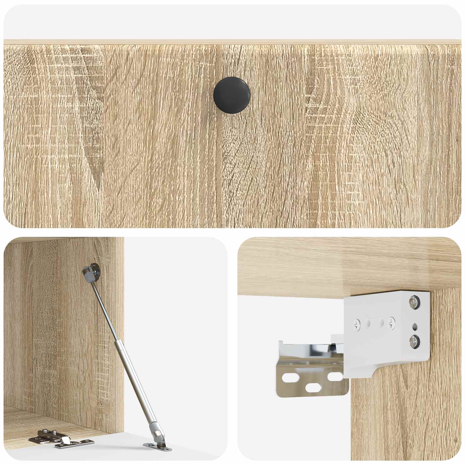 Mobile Porta TV da Muro 98 x 41 x 30 cm Rovere Sonoma