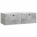 Mobile Porta TV da Muro 98 x 41 x 30 cm Grigio Cemento