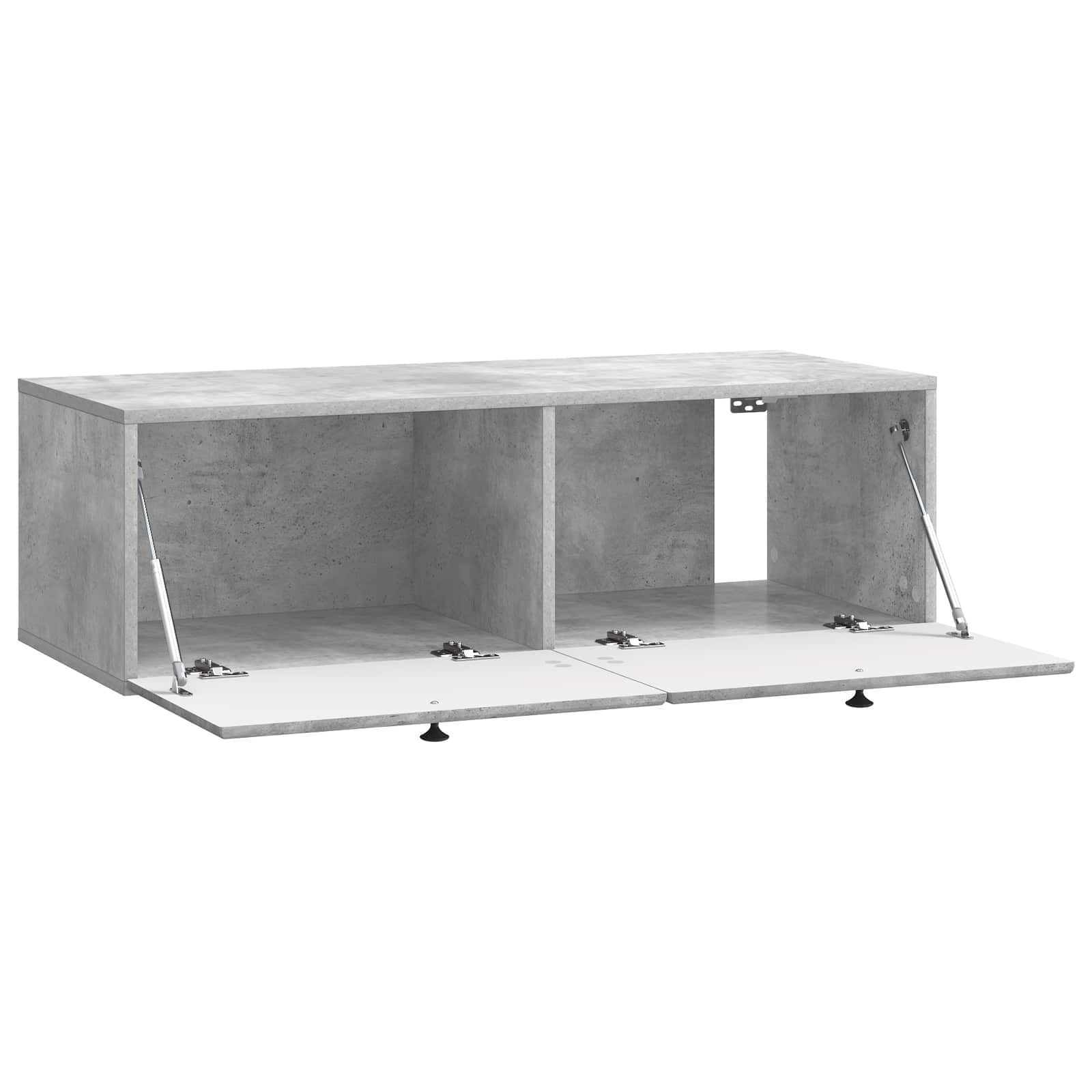 Mobile Porta TV da Muro 98 x 41 x 30 cm Grigio Cemento
