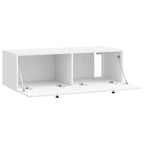 Mobile Porta TV da Muro 98 x 41 x 30 cm Bianco Lucido