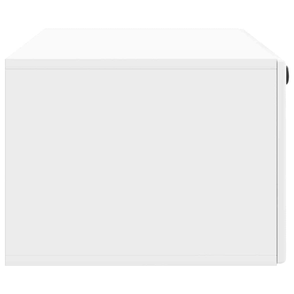 Mobile Porta TV da Muro 98 x 41 x 30 cm Bianco Lucido