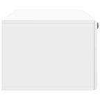 Mobile Porta TV da Muro 98 x 41 x 30 cm Bianco Lucido