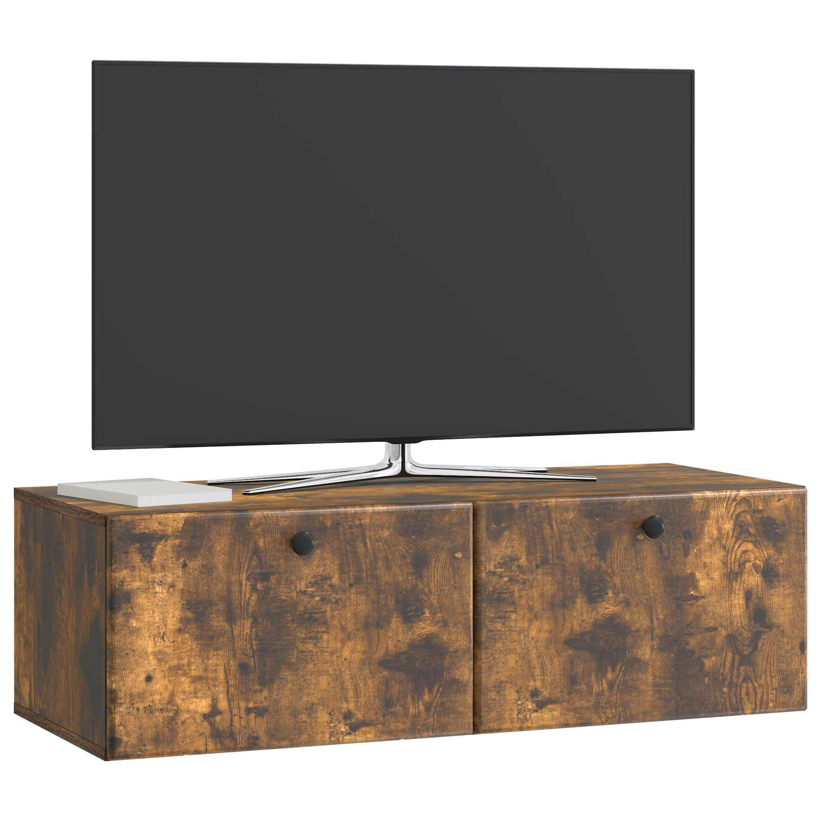 Mobile Porta TV da Muro 98 x 41 x 30 cm Rovere Fumo