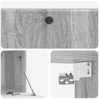 Mobile Porta TV da Muro 98 x 41 x 30 cm Sonoma grigio