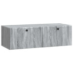 Mobile Porta TV da Muro 98 x 41 x 30 cm Sonoma grigio