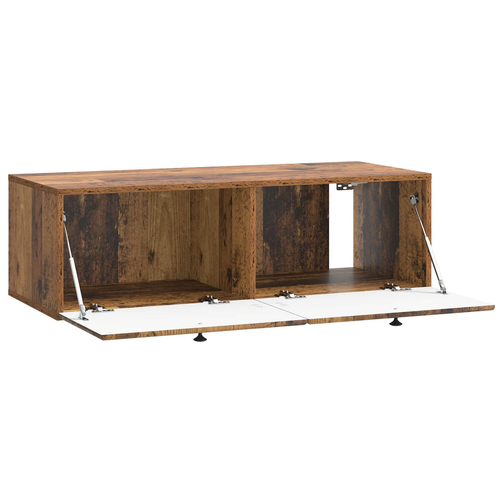 Mobile Porta TV da Muro 98 x 41 x 30 cm Legno antico