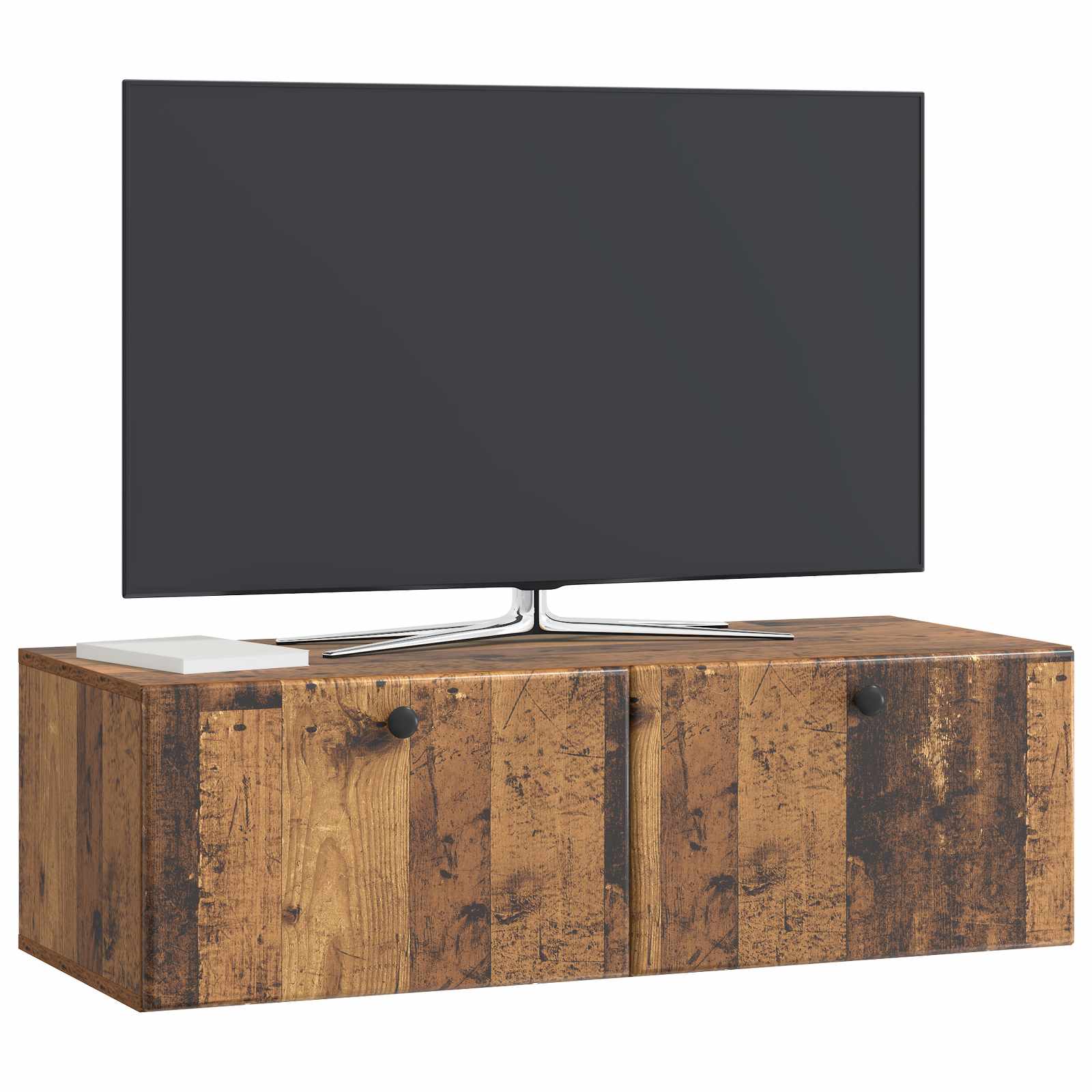 Mobile Porta TV da Muro 98 x 41 x 30 cm Legno antico