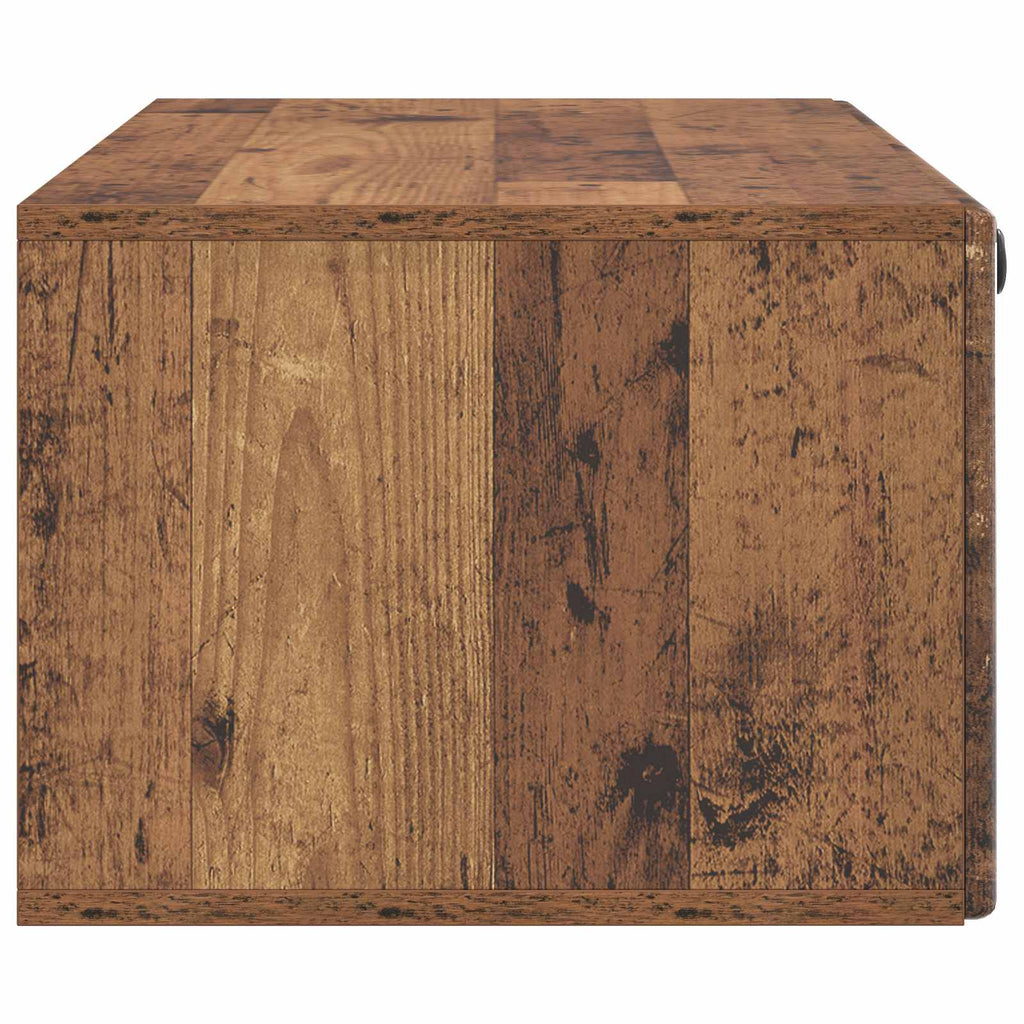 Mobile Porta TV da Muro 98 x 41 x 30 cm Legno antico
