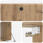 Mobile Porta TV da Muro 98 x 41 x 30 cm Rovere Artigianale