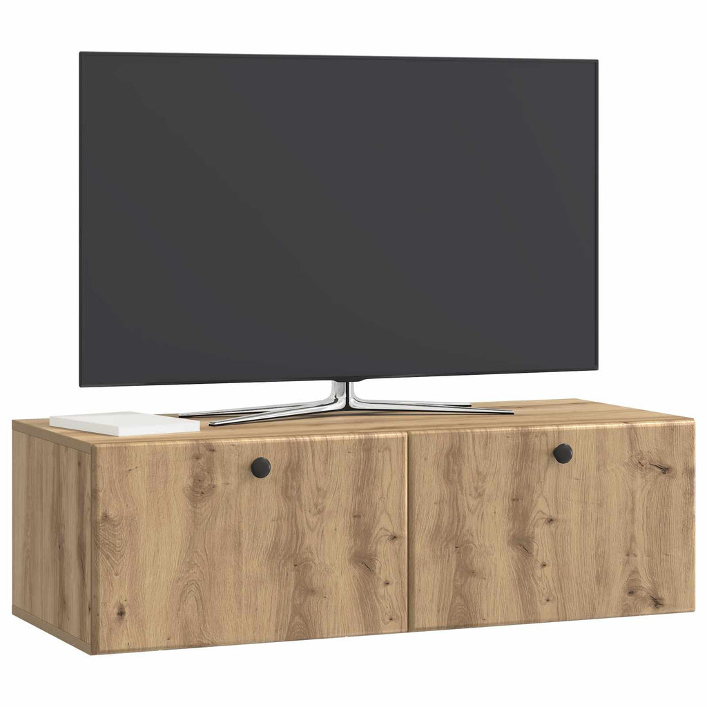 Mobile Porta TV da Muro 98 x 41 x 30 cm Rovere Artigianale