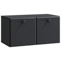Mobile Porta TV da Muro 59,5 x 31 x 30 cm Nero