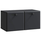 Mobile Porta TV da Muro 59,5 x 31 x 30 cm Nero