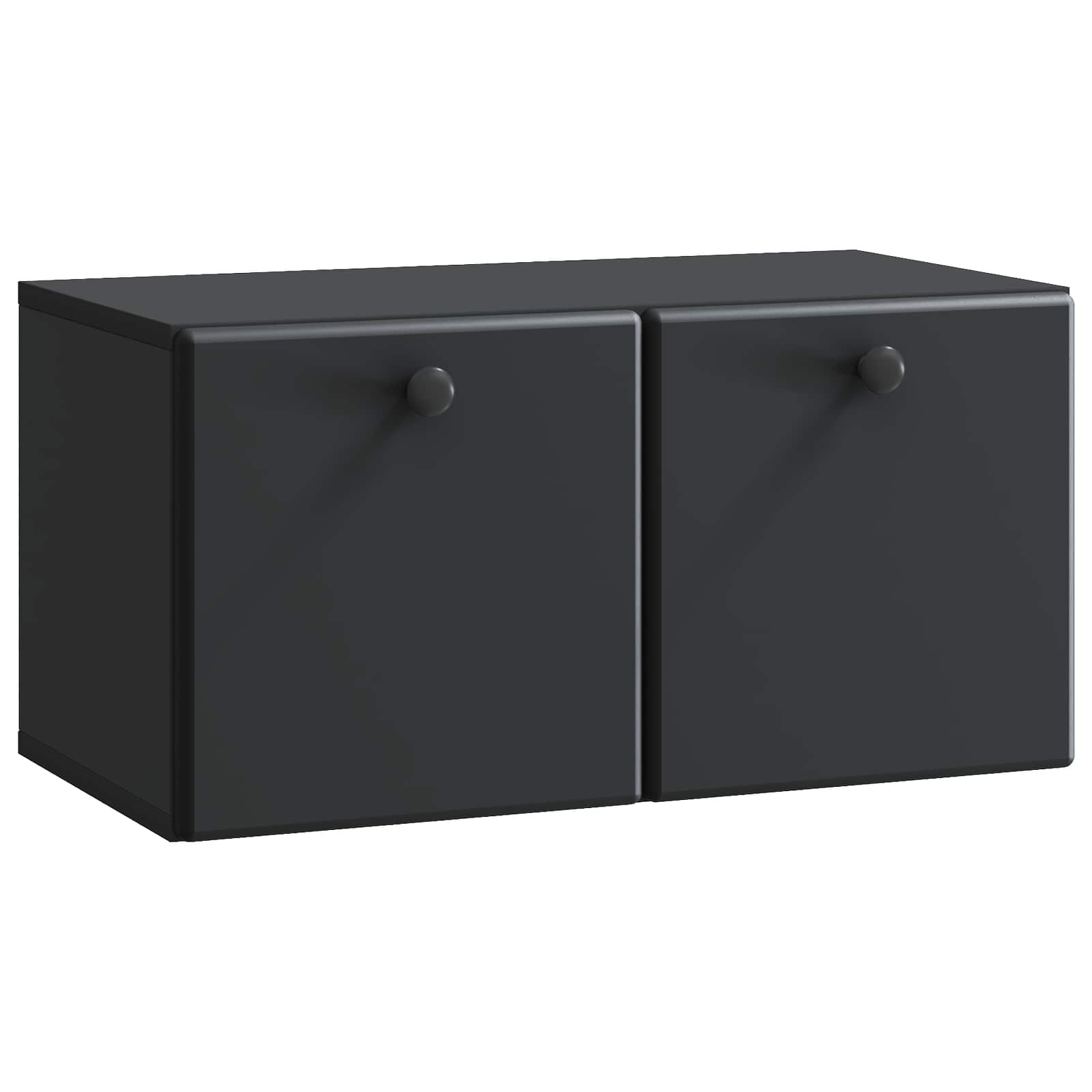 Mobile Porta TV da Muro 59,5 x 31 x 30 cm Nero
