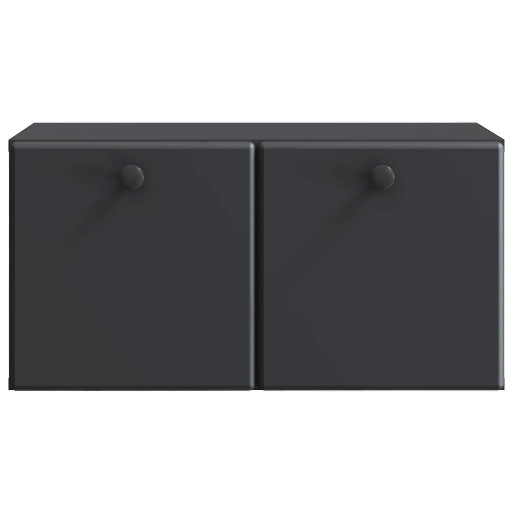 Mobile Porta TV da Muro 59,5 x 31 x 30 cm Nero