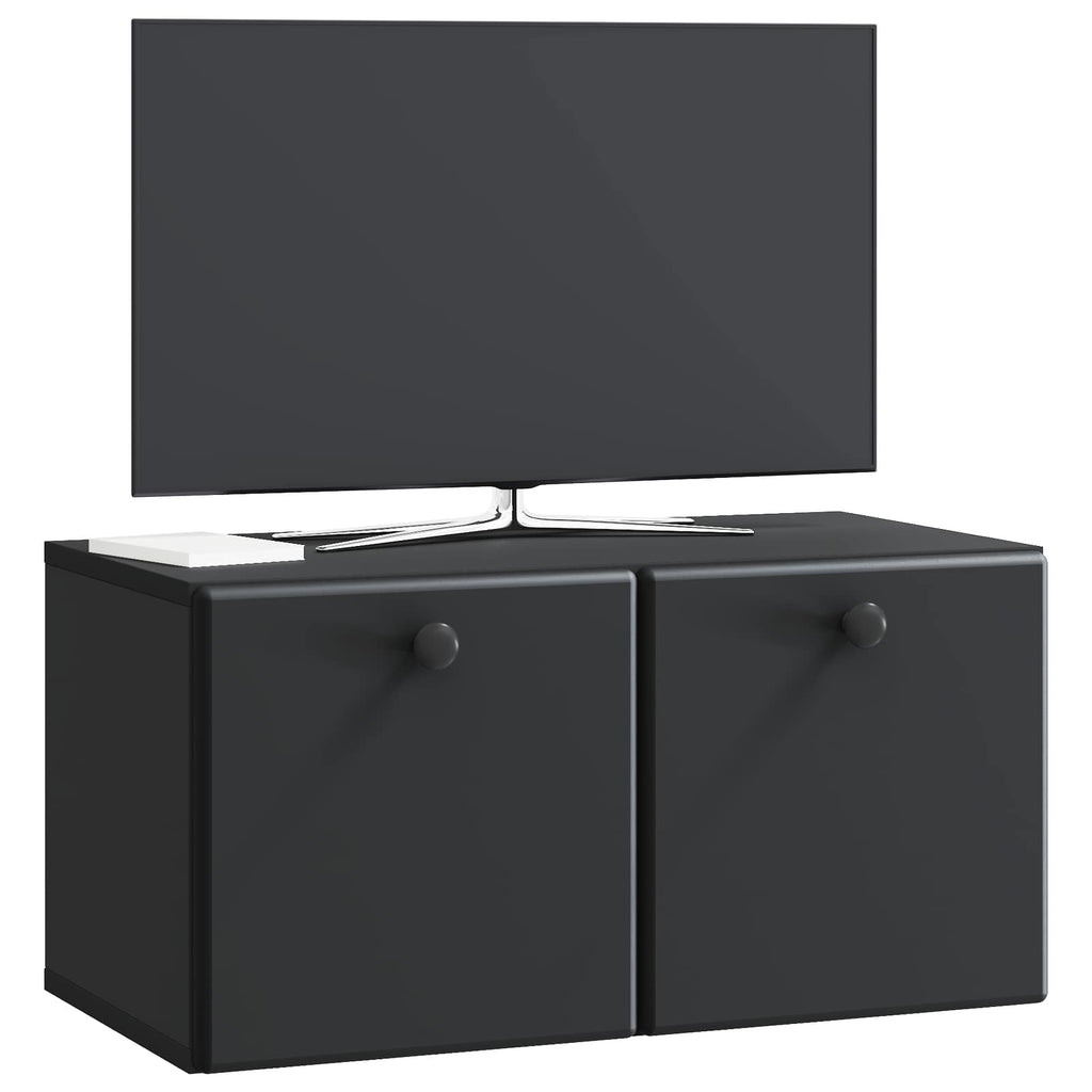 Mobile Porta TV da Muro 59,5 x 31 x 30 cm Nero