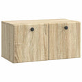 Mobile Porta TV da Muro 59,5 x 31 x 30 cm Rovere Sonoma