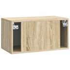 Mobile Porta TV da Muro 59,5 x 31 x 30 cm Rovere Sonoma