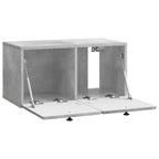 Mobile Porta TV da Muro 59,5 x 31 x 30 cm Grigio Cemento