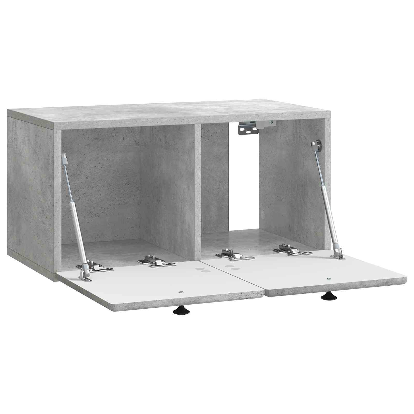 Mobile Porta TV da Muro 59,5 x 31 x 30 cm Grigio Cemento