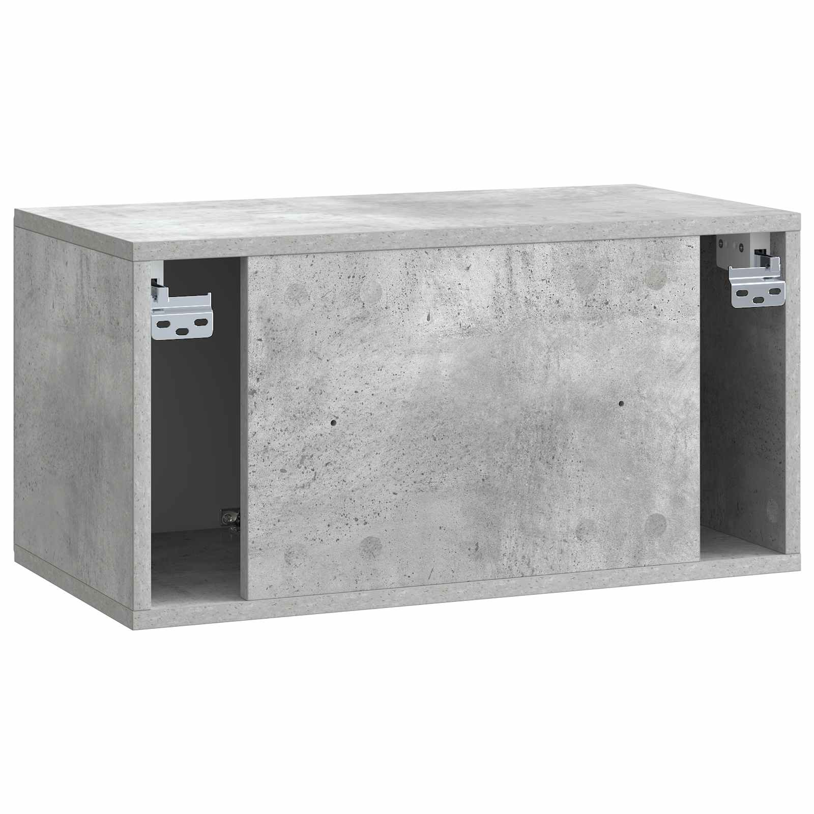Mobile Porta TV da Muro 59,5 x 31 x 30 cm Grigio Cemento