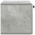 Mobile Porta TV da Muro 59,5 x 31 x 30 cm Grigio Cemento