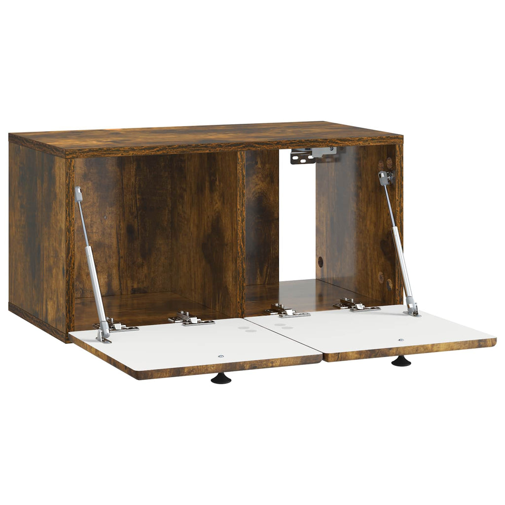Mobile Porta TV da Muro 59,5 x 31 x 30 cm Rovere Fumo