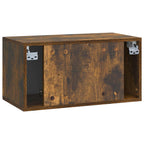 Mobile Porta TV da Muro 59,5 x 31 x 30 cm Rovere Fumo