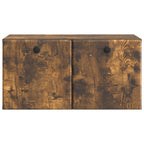 Mobile Porta TV da Muro 59,5 x 31 x 30 cm Rovere Fumo