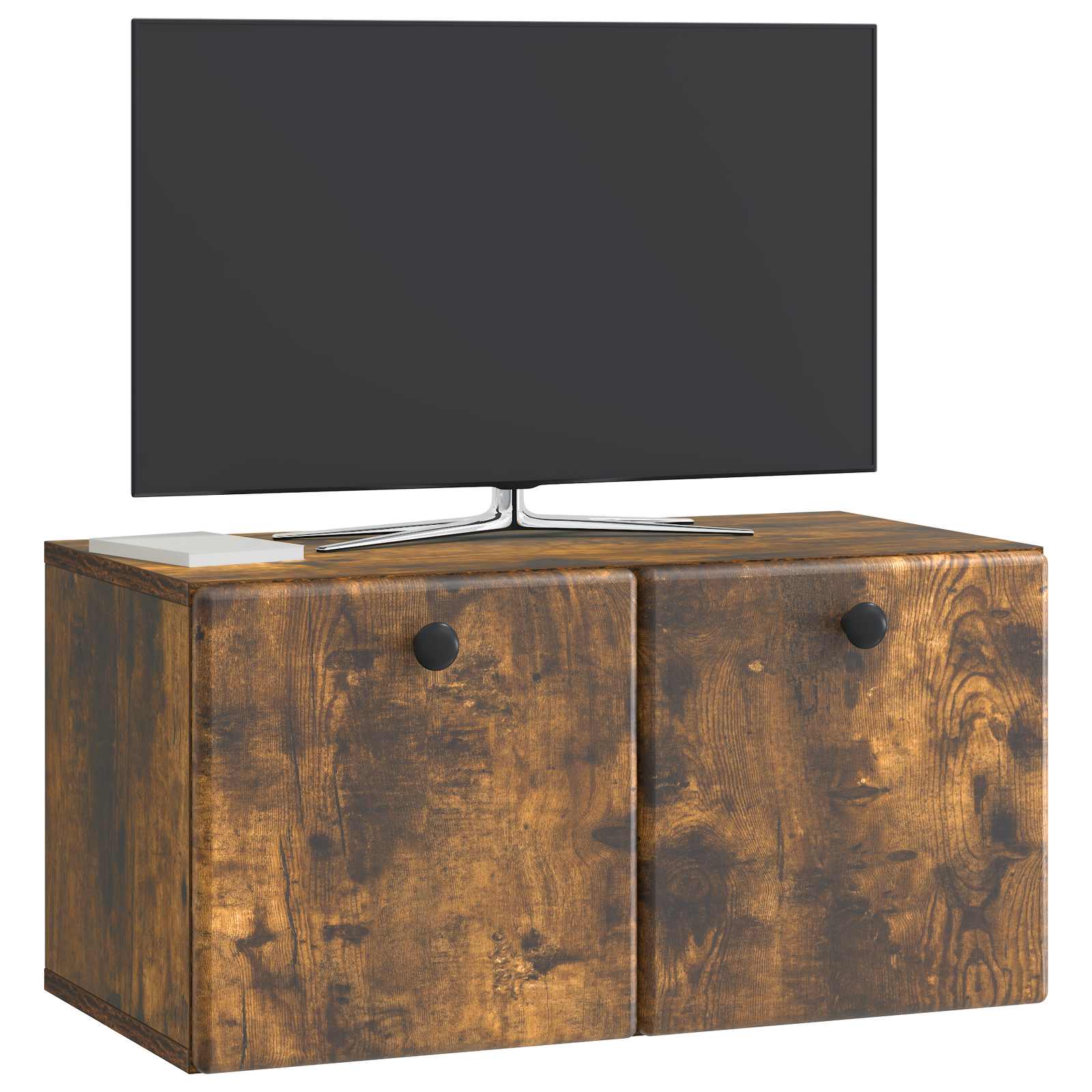 Mobile Porta TV da Muro 59,5 x 31 x 30 cm Rovere Fumo