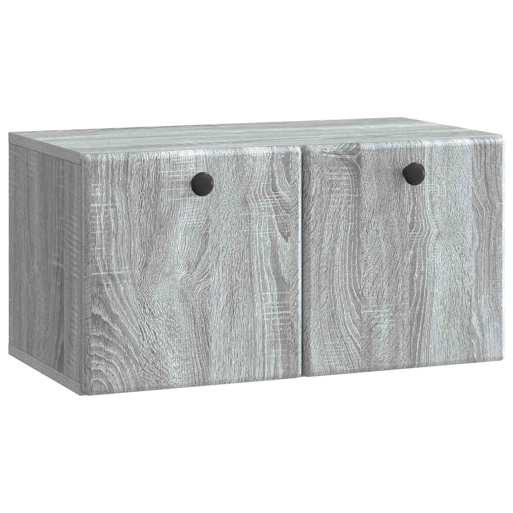 Mobile Porta TV da Muro 59,5 x 31 x 30 cm Sonoma grigio