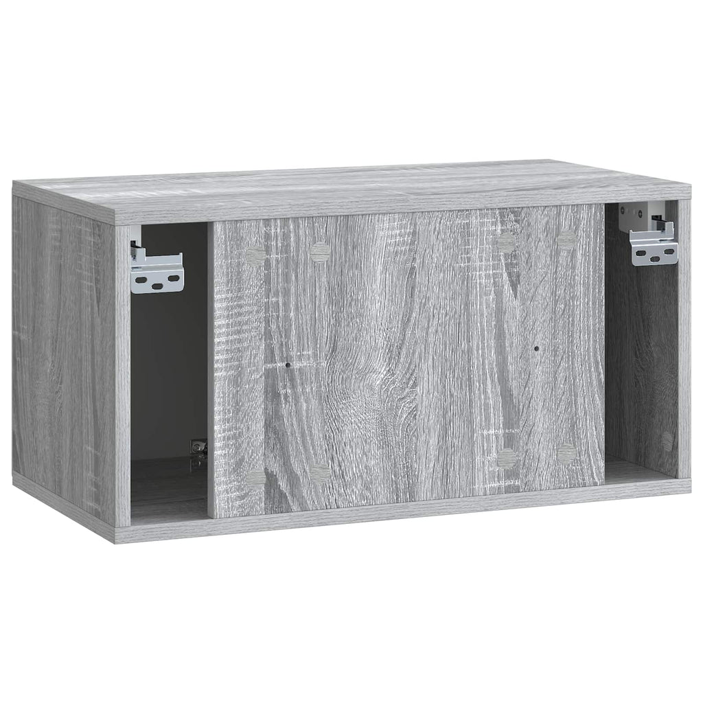Mobile Porta TV da Muro 59,5 x 31 x 30 cm Sonoma grigio