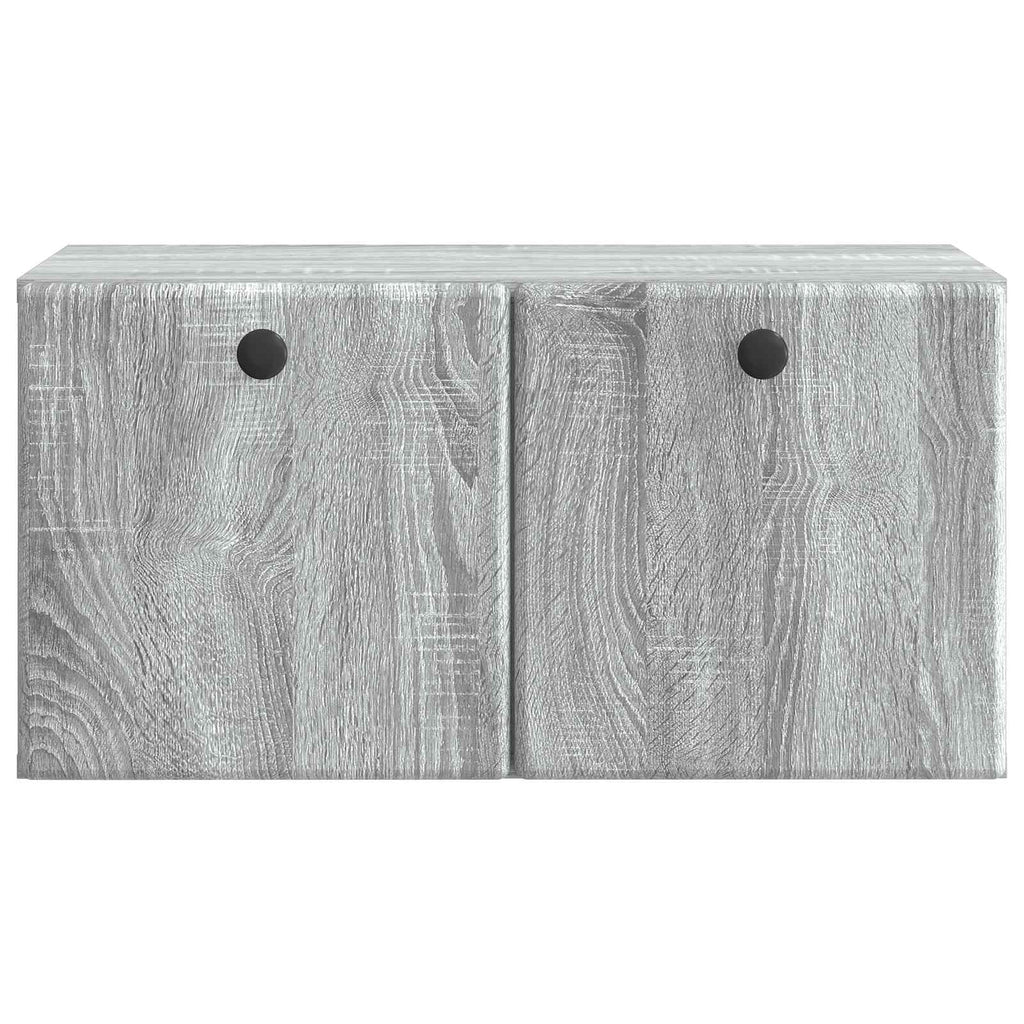 Mobile Porta TV da Muro 59,5 x 31 x 30 cm Sonoma grigio